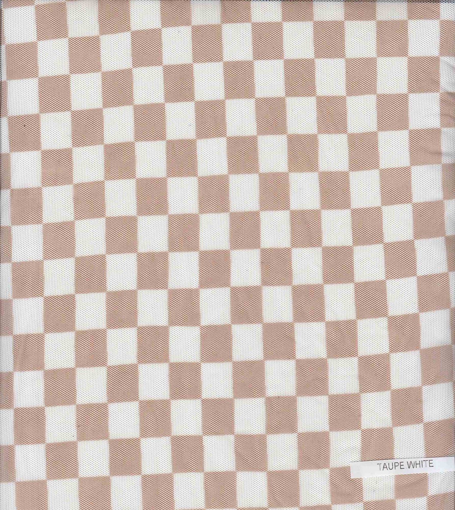 1 Yard Mesh Checkered/Geometric Print Fabric, 54'' Wide Polyester Spandex Blend