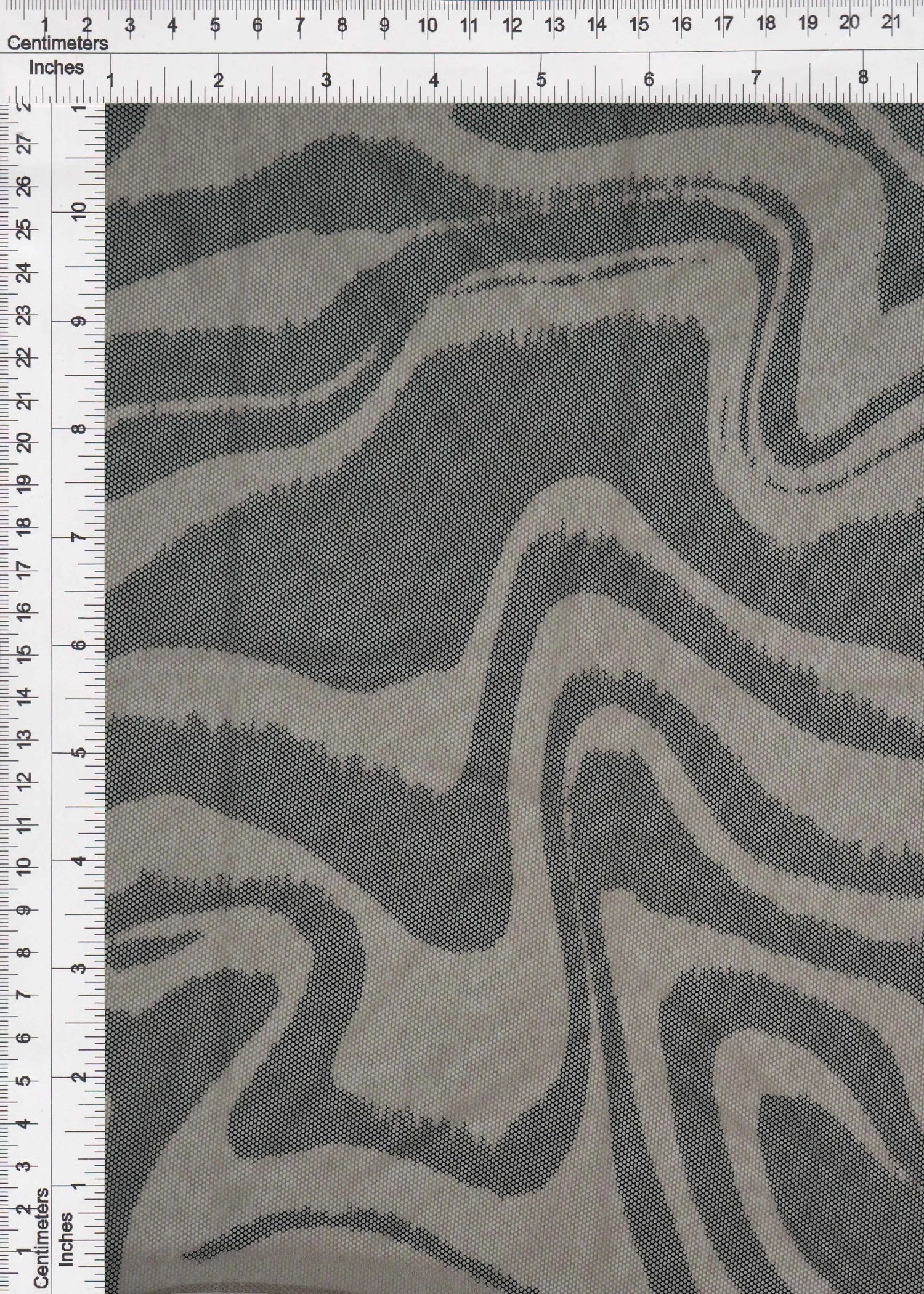 1 Yard Geometric Mesh Fabric 1 Yard Lightweight Stretch Sheer Print 54" Wide