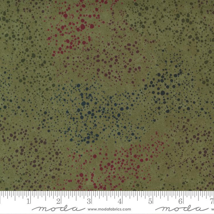 Wide Quilt Backing 108" Kansas Troubles Green Moda