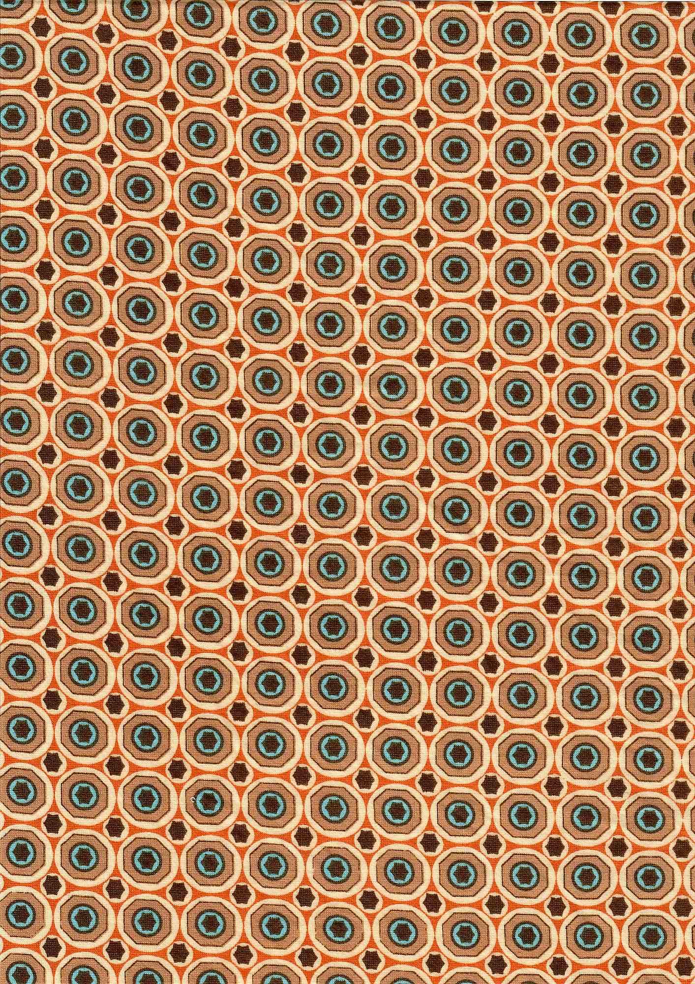 Bold Geometric Brushed DTY Knit Fabric Soft Stretch 58/60" Wide