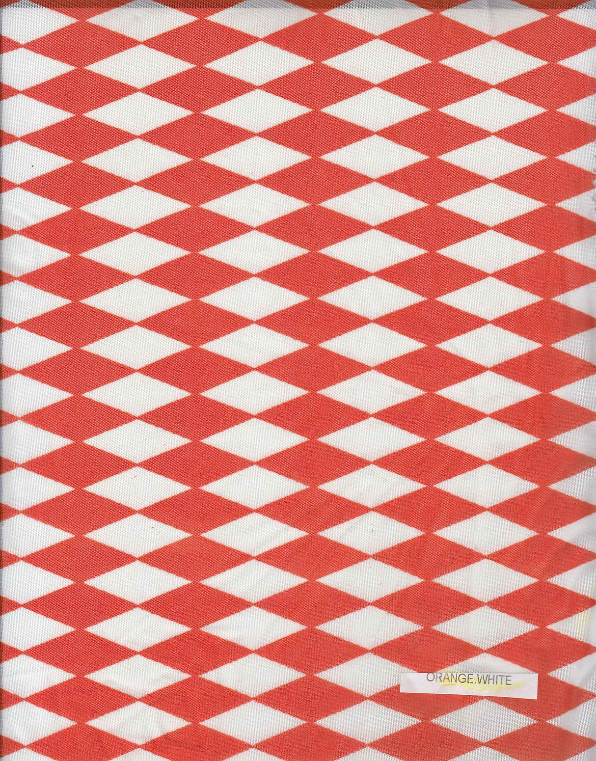 Mesh Retro Geometric Flocking Print Fabric