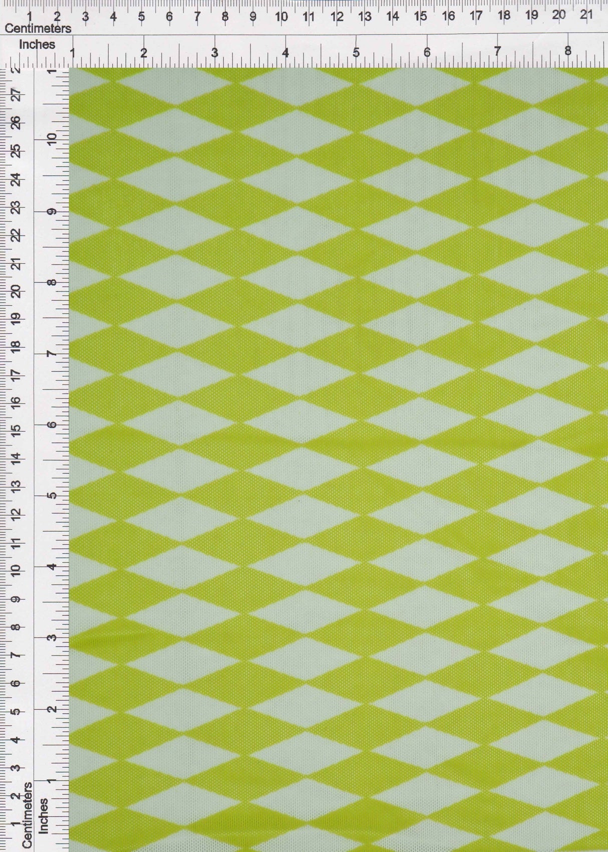Mesh Retro Geometric Flocking Print Fabric