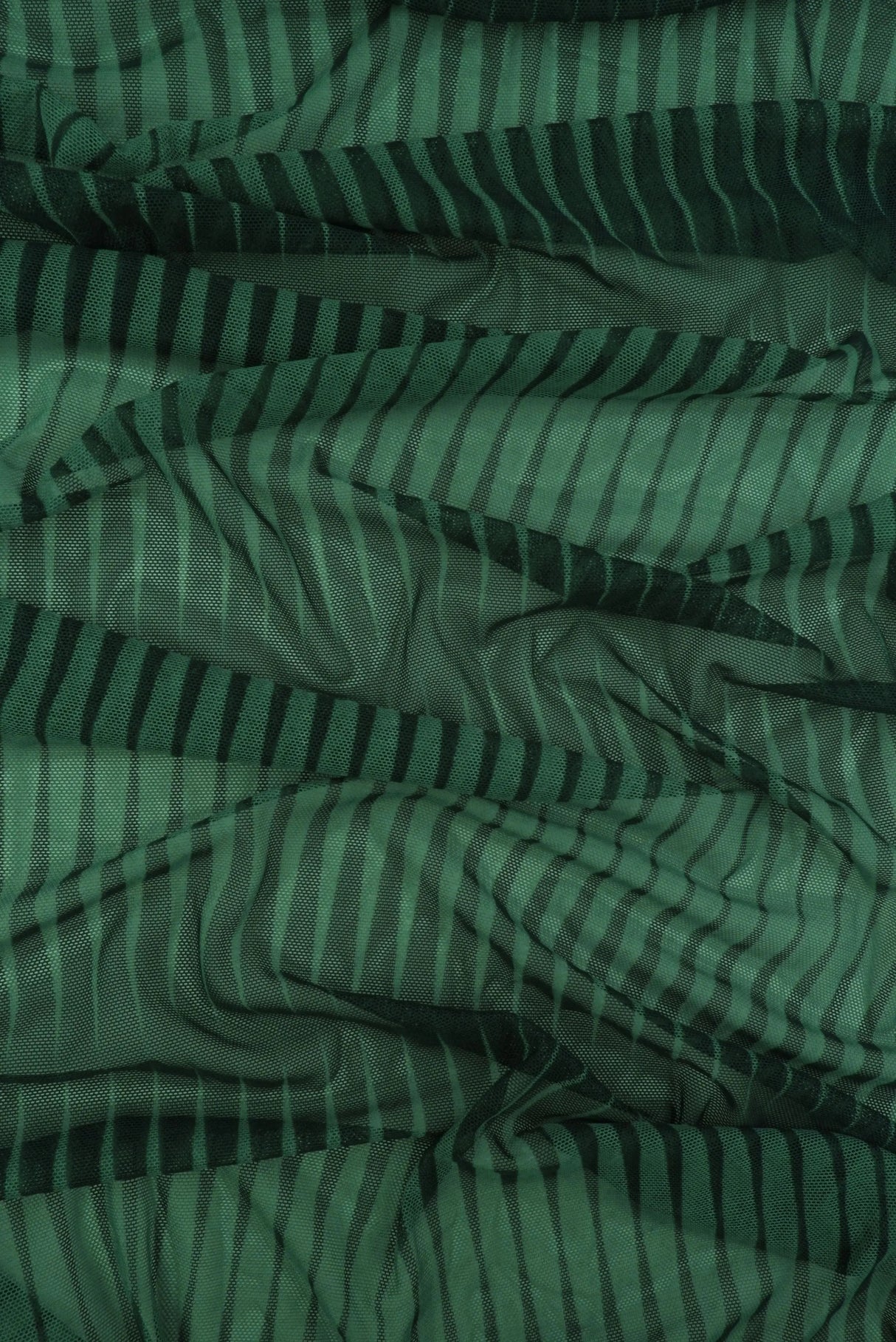 1 Yard Hunter Mint Geo Mesh Fabric Lightweight Stretch 54 Inch Wide