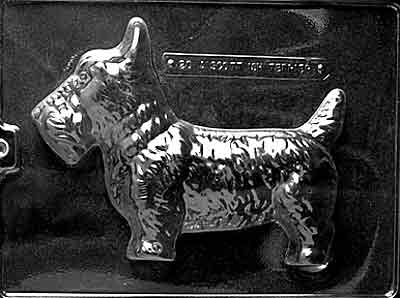Scottish Terrier Dog Chocolate Mold - Side A