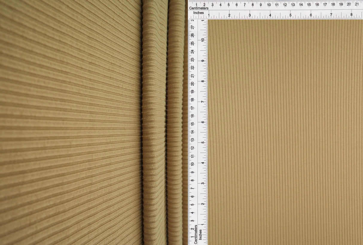 1 Yard 4x2 Yummy Rib Solid Knit Fabric, 58/60'' Wide Polyester Spandex Blend