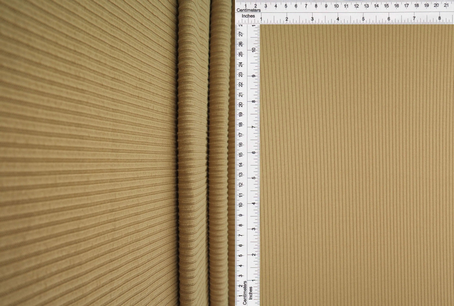 1 Yard 4x2 Yummy Rib Solid Knit Fabric, 58/60'' Wide Polyester Spandex Blend