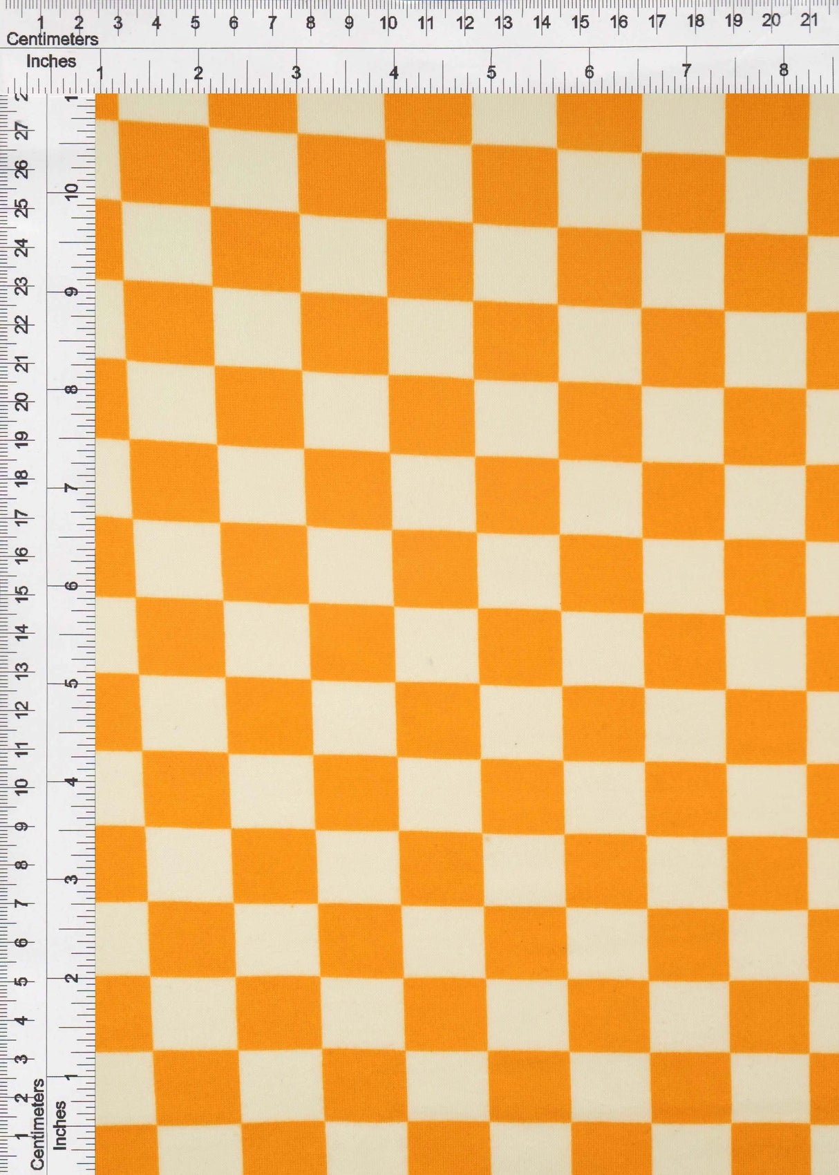 1 Yard Checkered Geo Print DTY Brushed Knit Fabric Soft Stretch Polyester Spandex 58/60 Inches Wide