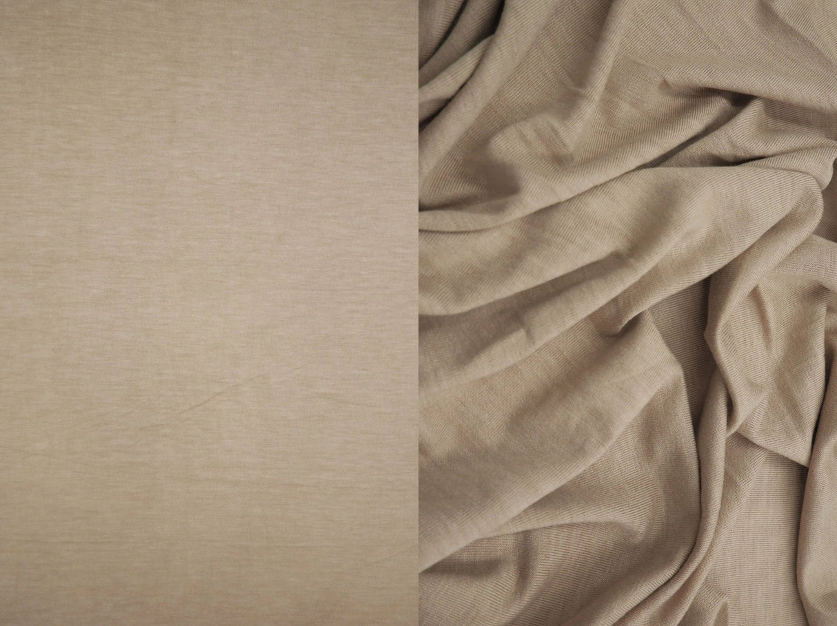 Vortex Washed Jersey Solid Fabric 1 Yard Soft Stretch Smooth Drape 58/60" Wide