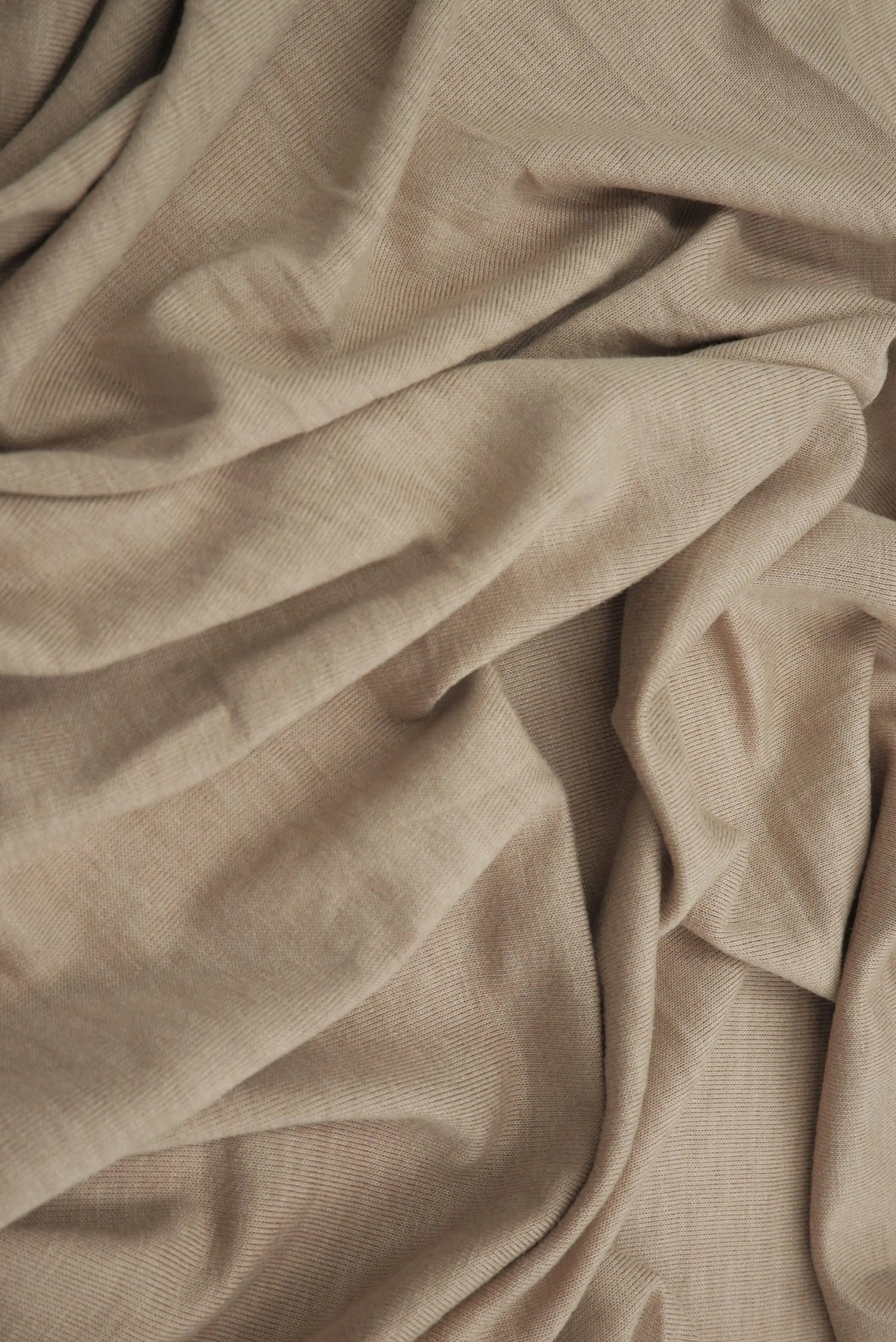 1 Yard Vortex Washed Jersey Solid Fabric, 58/60'' Wide Rayon Spandex Blend