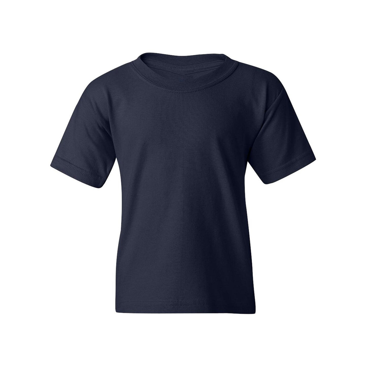 Youth Heavy Cotton Short Sleeve T Shirt | Breathable Durable Kids Cotton Tee | Classic Fit Everyday Youth Shirt
