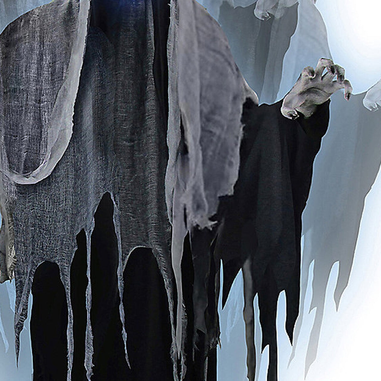 Animated Rising Ghost Reaper Halloween Decoration 69"