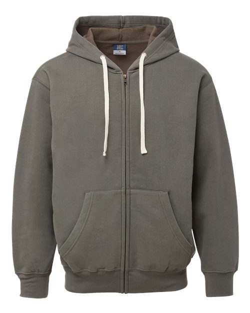 MV Sport Unisex Vintage Fleece Full-Zip Hooded Sweatshirt
