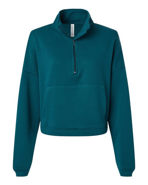 Women's Sponge Fleece Half Zip Pullover