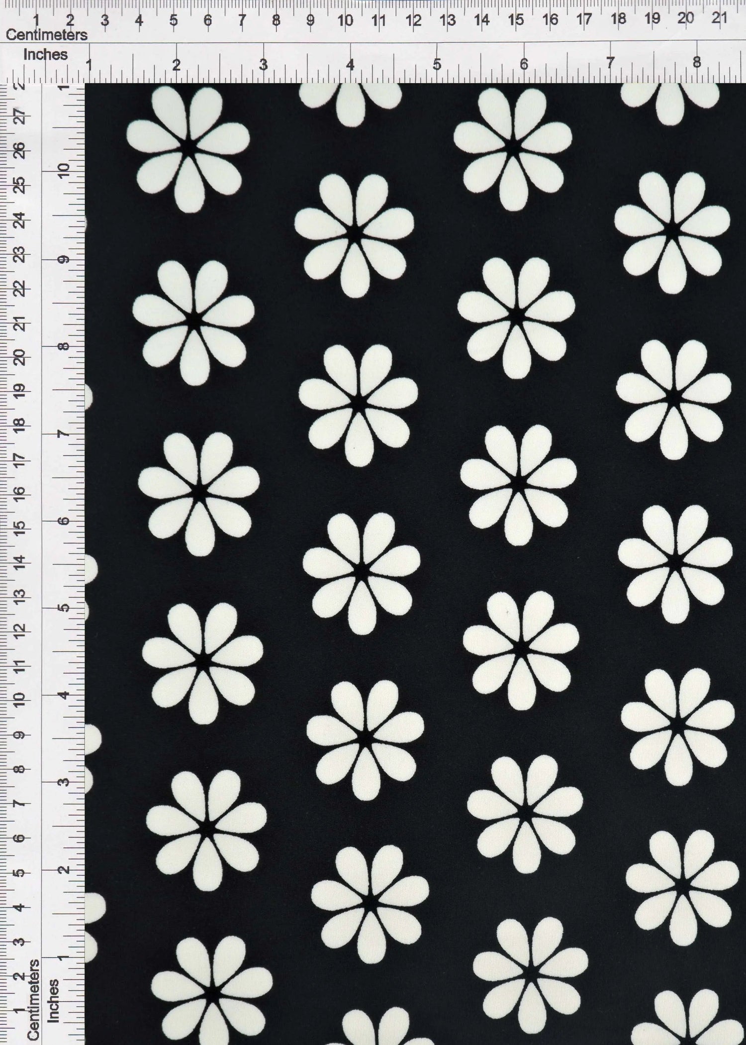 1 Yard Floral DTY Brushed Knit Fabric Soft Stretch 58 Inches Wide