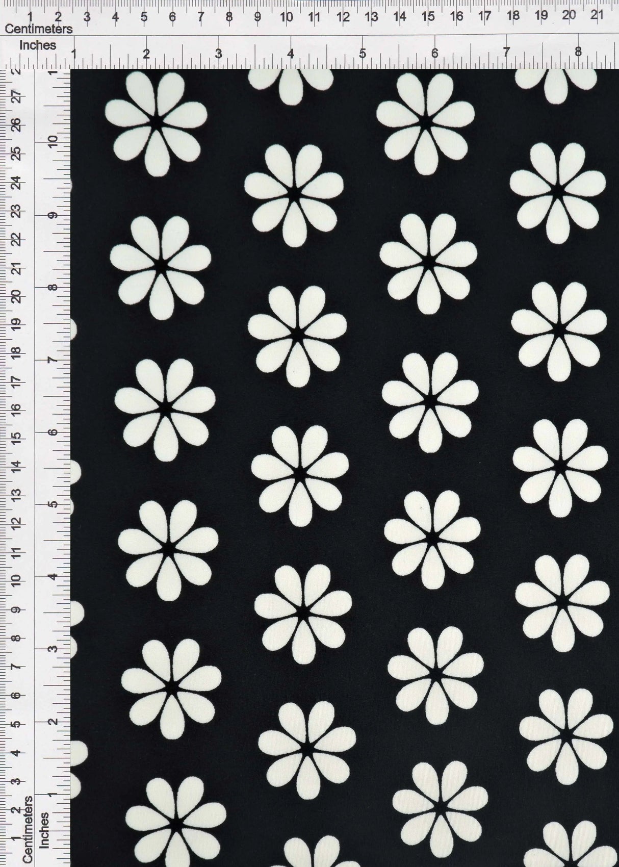 1 Yard Floral DTY Brushed Knit Fabric Soft Stretch 58/60 Inch Wide