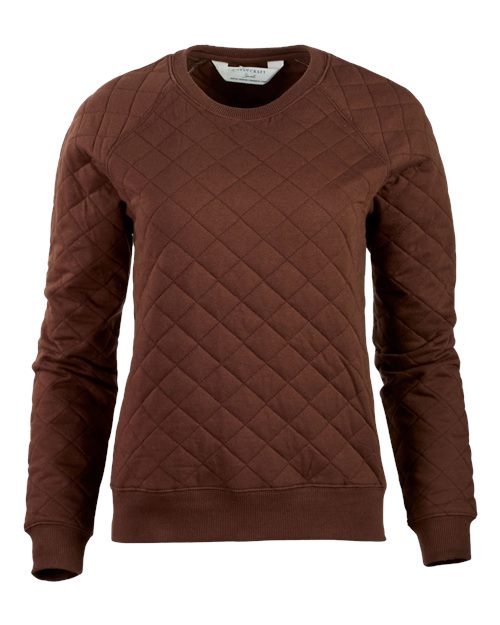 Boxercraft Women's Quilted Crewneck Pullover