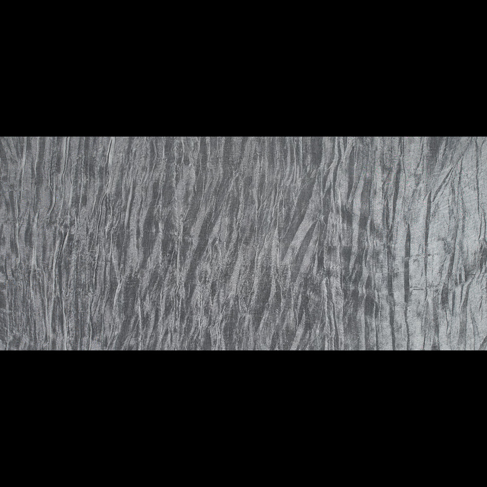 Crushed Nylon Organza - Silver