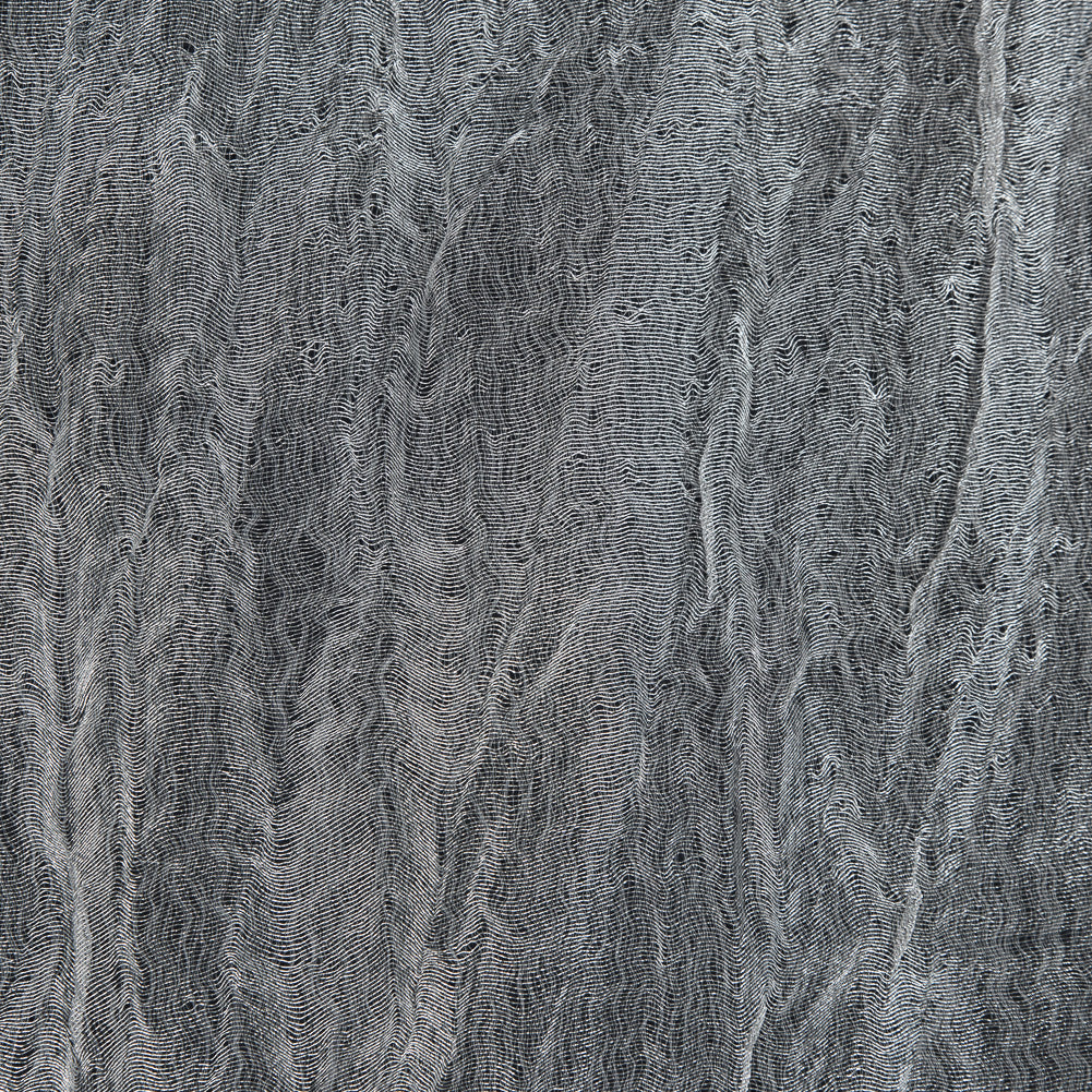 Crushed Nylon Organza - Silver