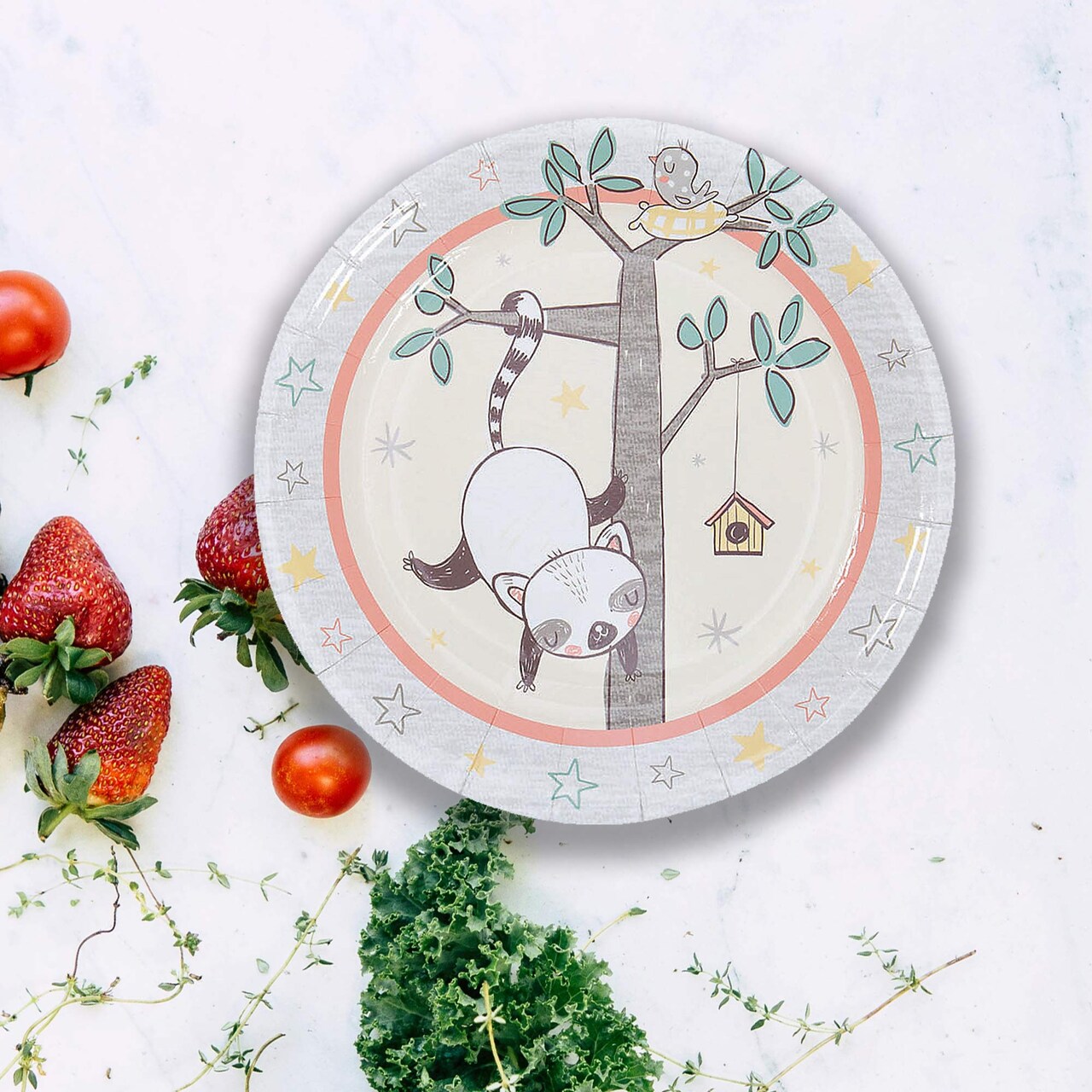 8 Ct. Little Panda & Friends Paper Dessert Plates