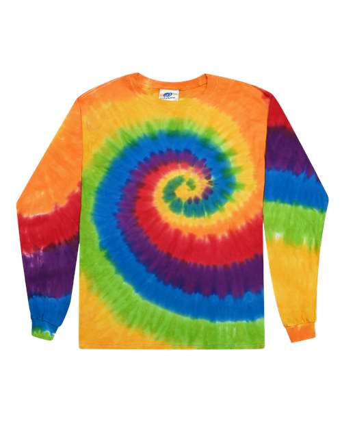 Colortone Youth Tie-Dyed Long Sleeve T-Shirt