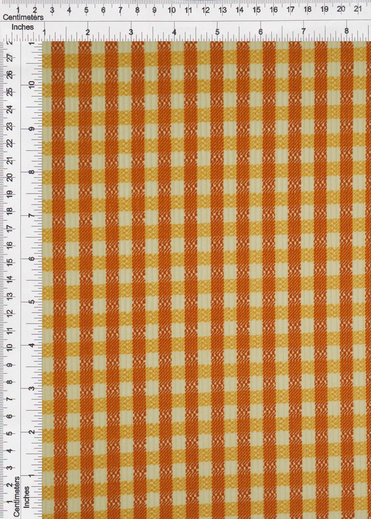 1 Yard Polyester Spandex Yummy Rib Knit Fabric Gingham Checkered Soft Stretch 58/60" Width