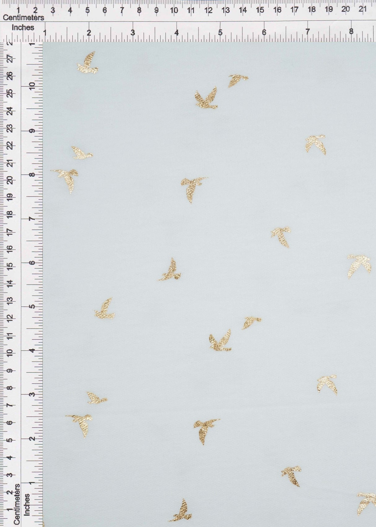 French Terry Bird Foil Knit Fabric