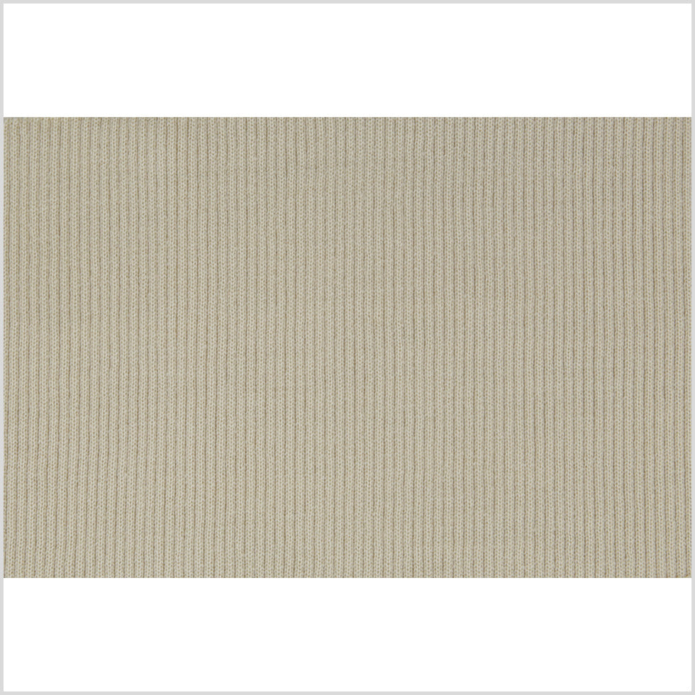 Vegas Beige Rib Knit Trim - 7" x 38"
