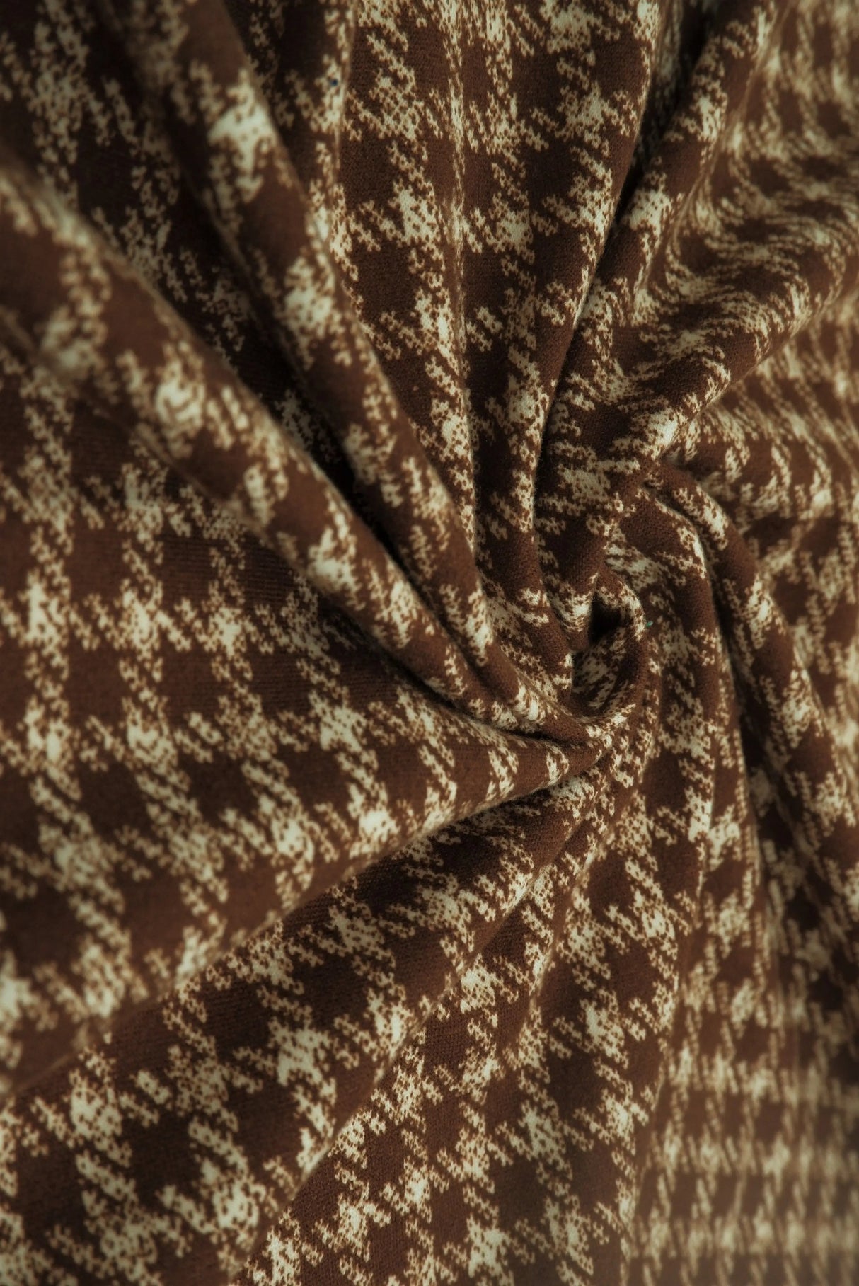 1 Yard Plaid Checker DTY Brushed Knit Fabric Soft Stretch 58 Inches Wide