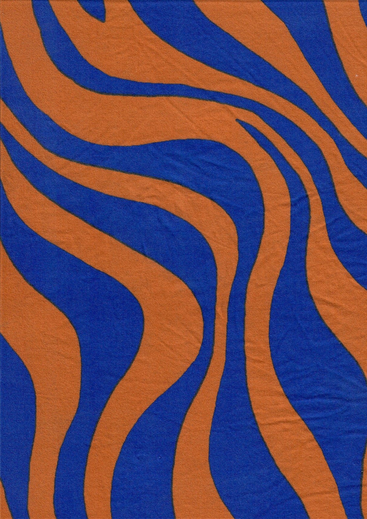 Brushed DTY Zebra Print Knit Fabric