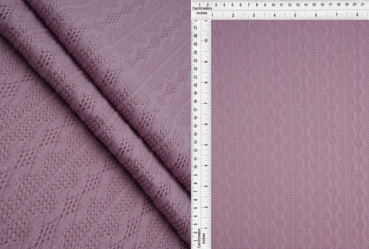 Knit Jacquard Cable Knit Sweater Fabric Stretch Polyester Spandex 58/60 Inches Wide