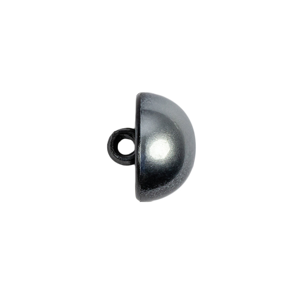 Metallic Silver Button - 24L/15mm