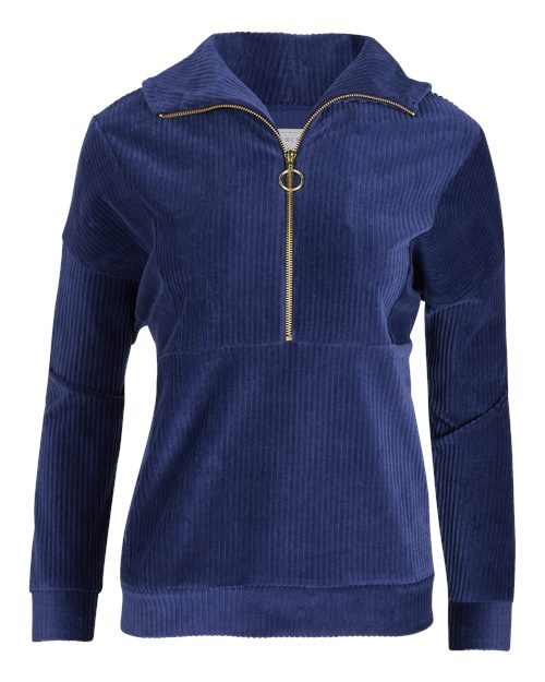 Women's Manchester Corded Quarter-Zip Pullover
