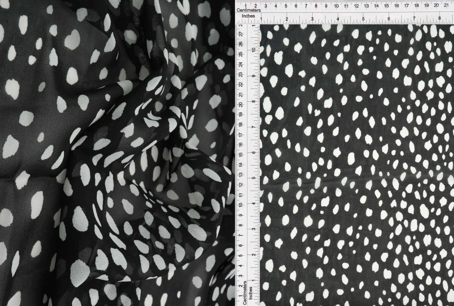 Lightweight Animal Print Cotton Chiffon 70GSM, 57/58'' Wide