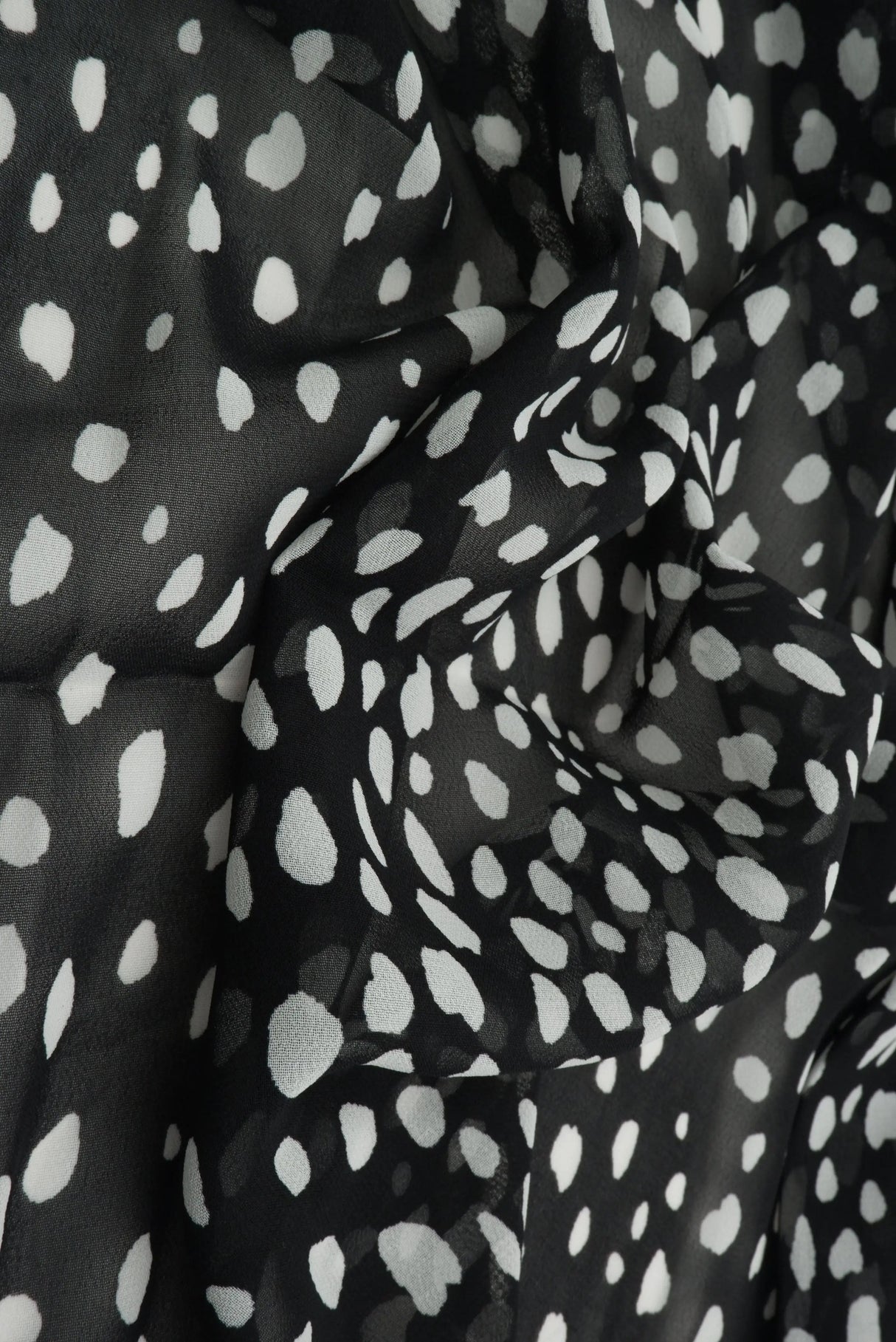 Lightweight Animal Print Cotton Chiffon 70GSM, 57/58'' Wide