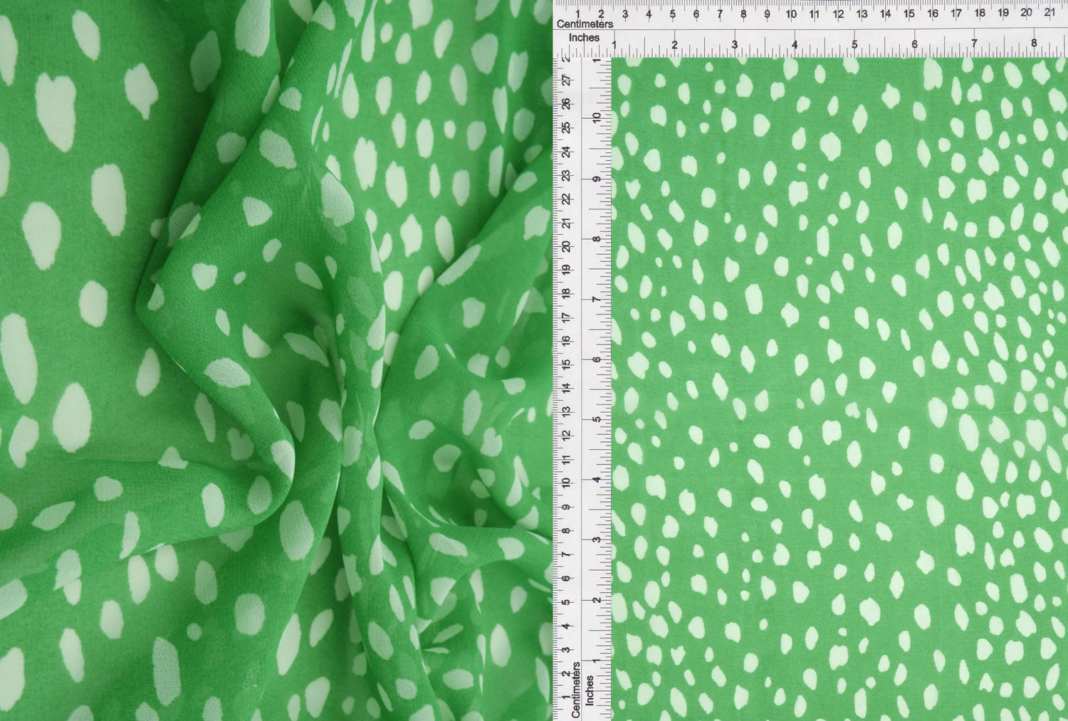 Lightweight Animal Print Cotton Chiffon 70GSM, 57/58'' Wide