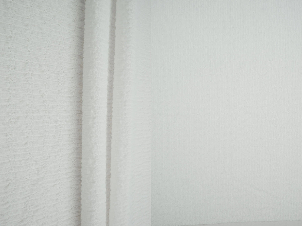 1 Yard Solid Crinkle Jersey Knit Fabric Soft Stretch 58 Inches Wide