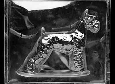 3D Wire Fox Terrier Chocolate Mold