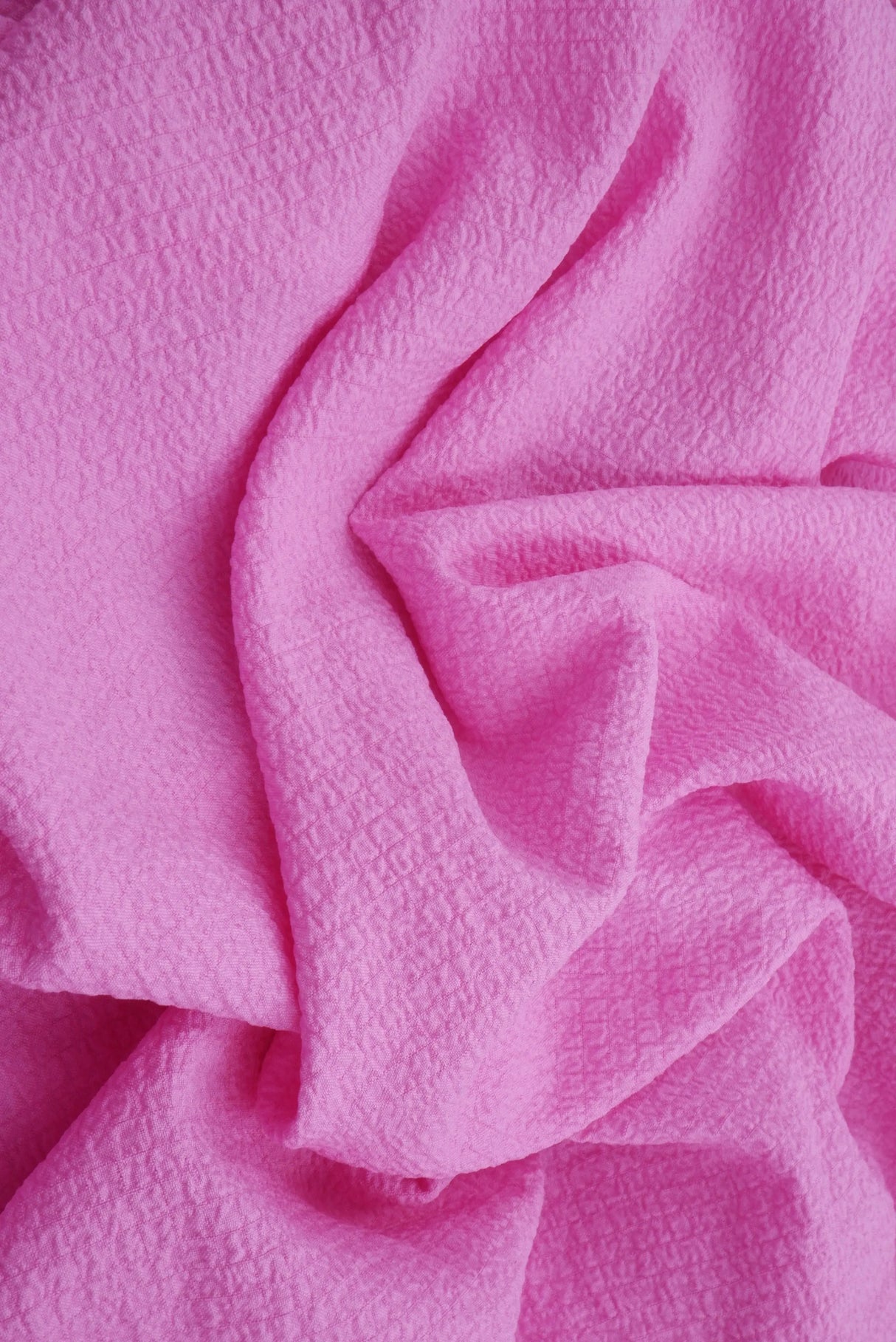 1 Yard Solid Popcorn Woven Fabric, 56/57? Wide Polyester Spandex Blend