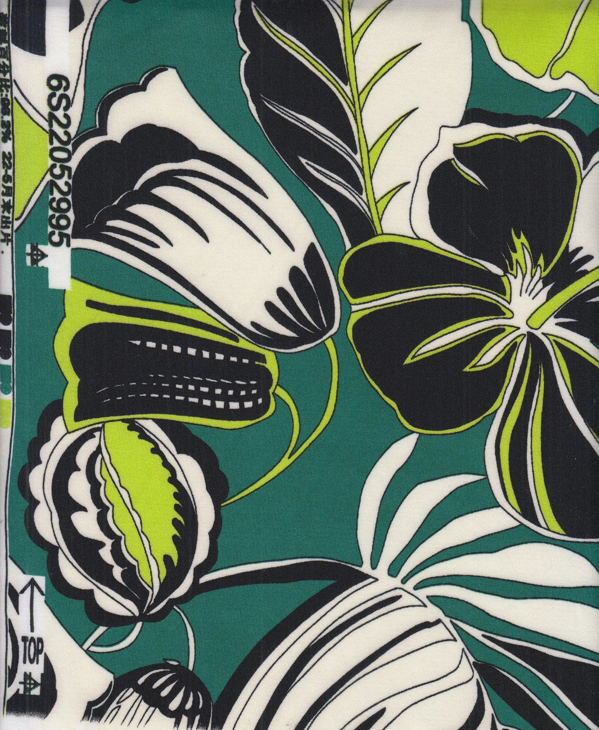 DTY Floral Print Soft Stretch Flower Fabric, 58/60" Wide, Lightweight Knit