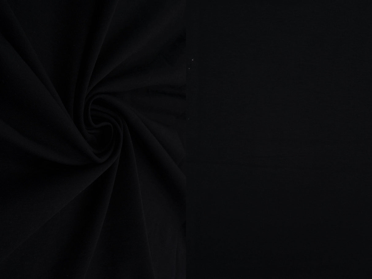 Cotton Spandex Jersey Knit Black