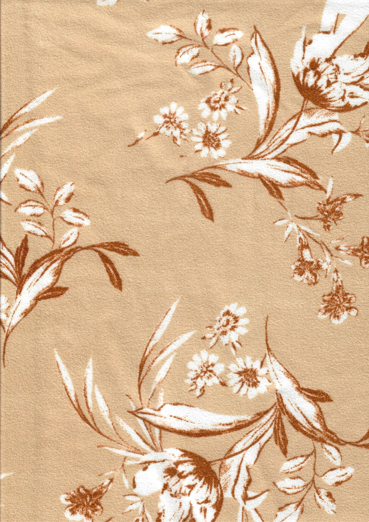 Floral Techno Crepe Stretch Knit Fabric