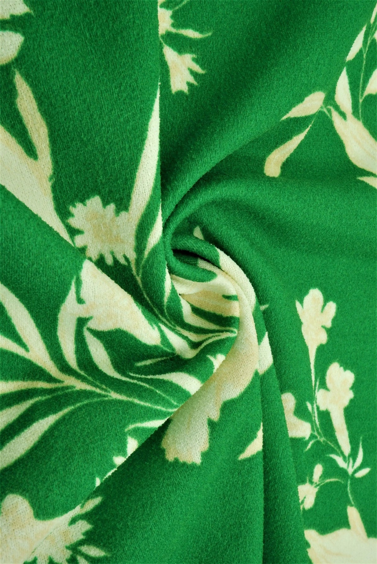 Floral Techno Crepe Fabric, Stretch Polyester Flower Print, 58/60" Wide