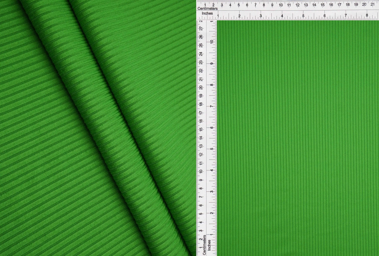 1 Yard 4x2 Yummy Rib Solid Knit Fabric, 58/60'' Wide Polyester Spandex Blend