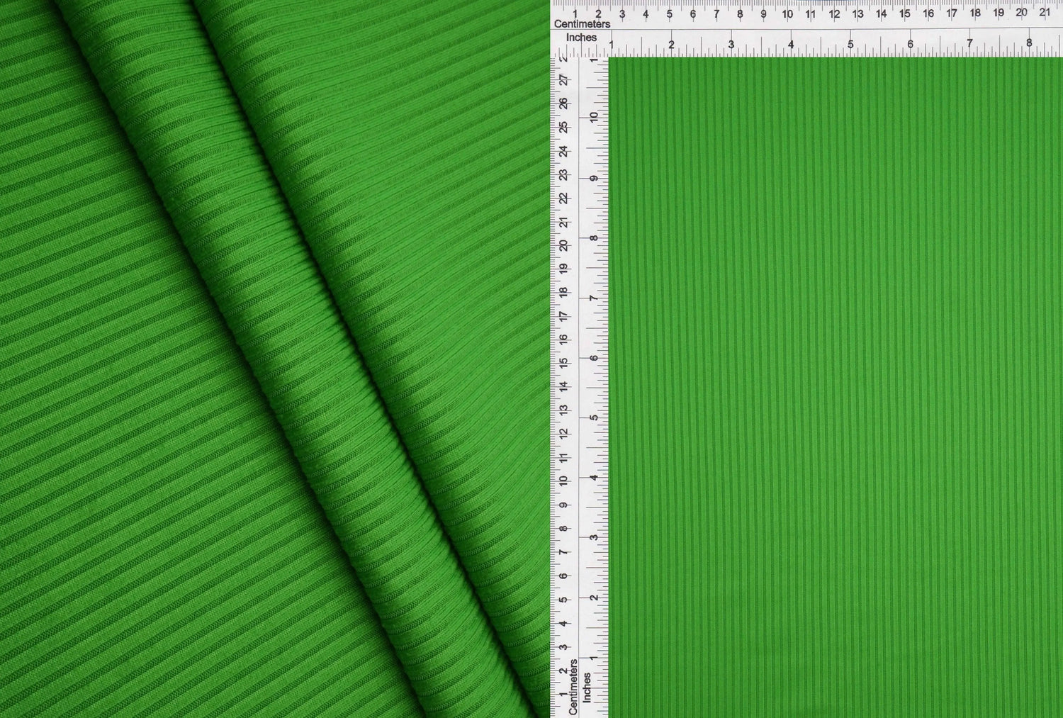 1 Yard 4x2 Yummy Rib Solid Knit Fabric, 58/60'' Wide Polyester Spandex Blend