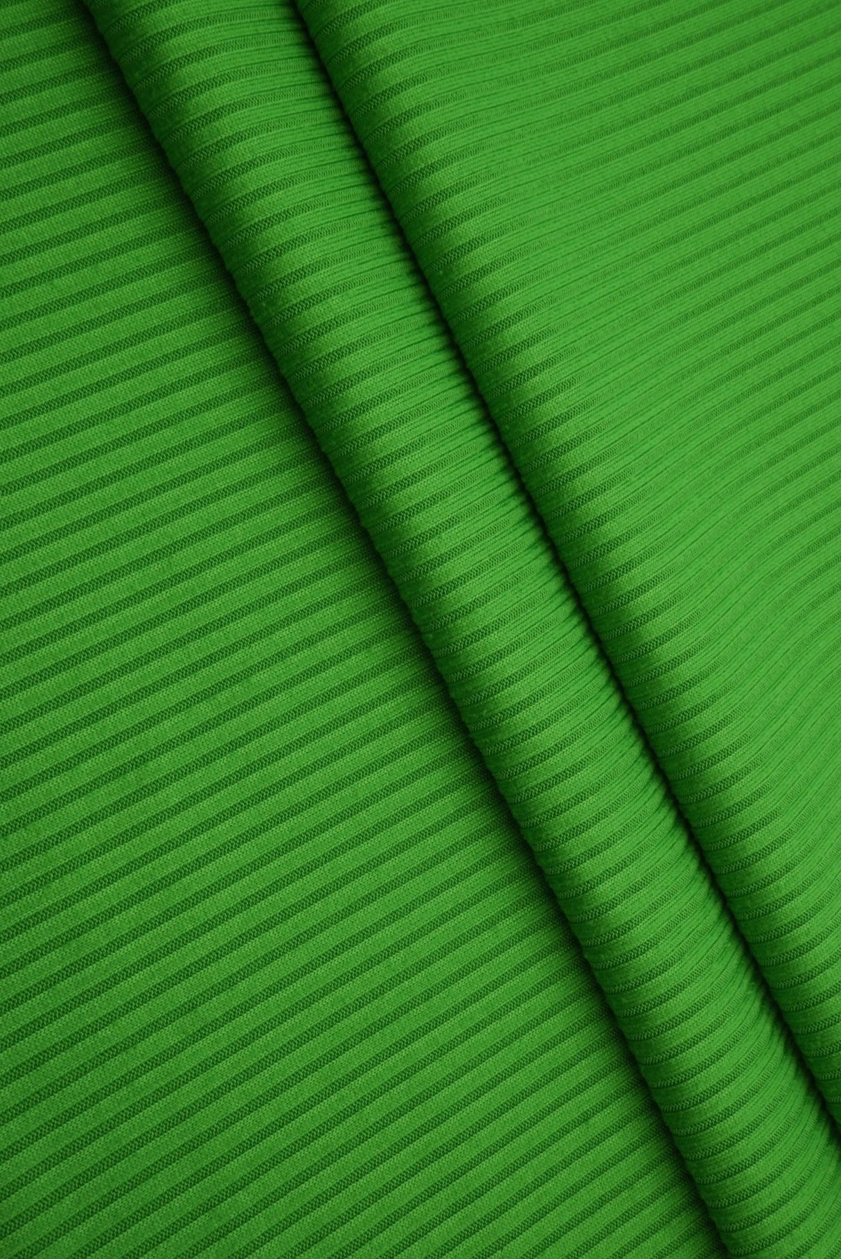 Rib Solid Stretch Knit Fabric