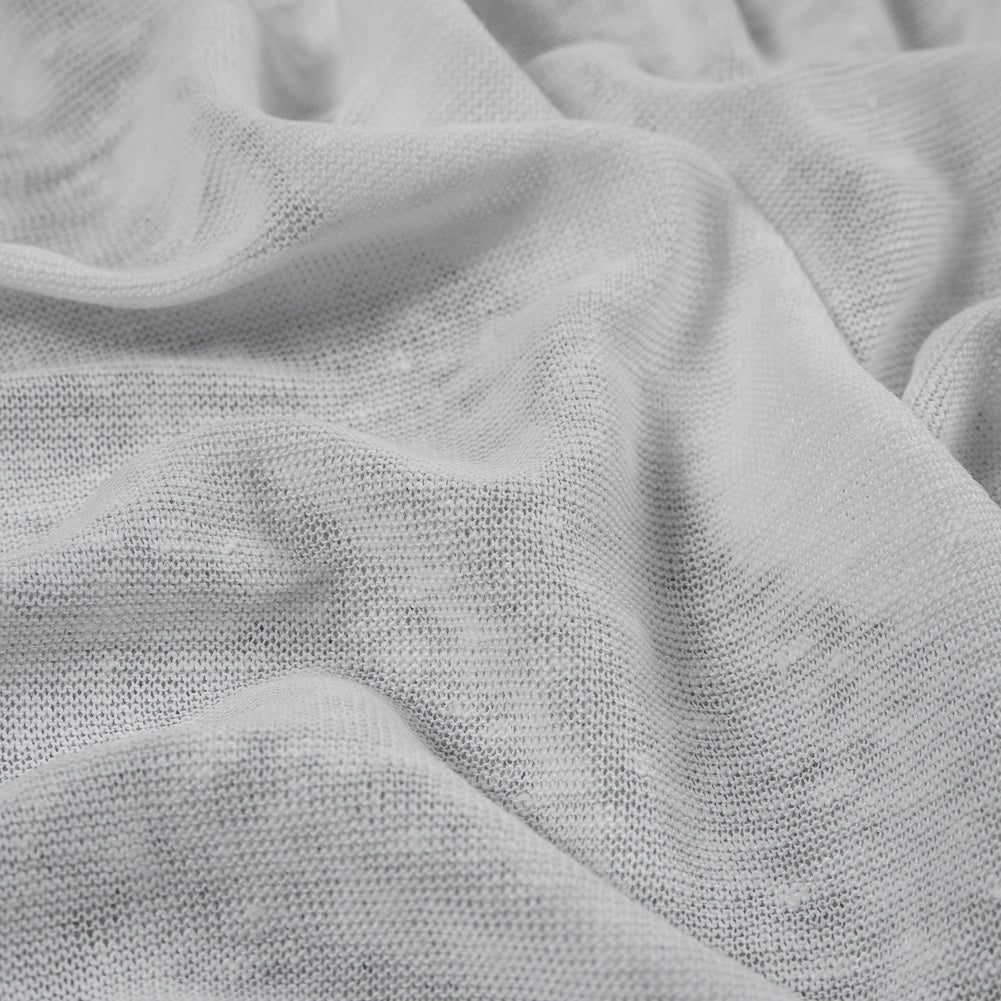 White Linen Knit