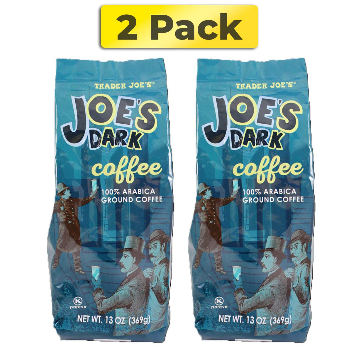 Trader Joe's Dark Roast Coffee 100% Arabica Ground, 13 oz,
