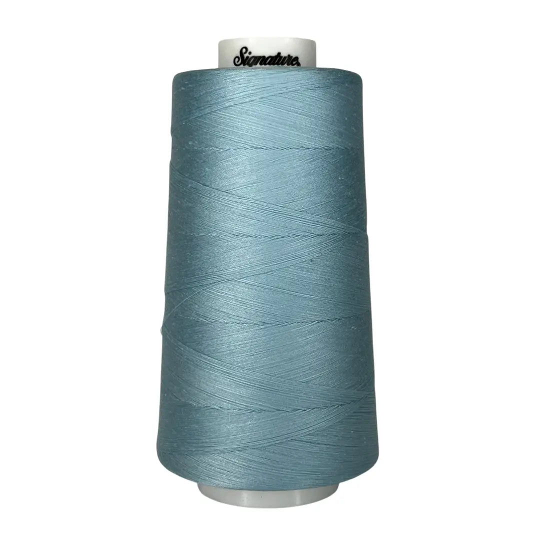 Powder Blue Cotton Thread 3-Ply Tex 40 3000 Yards