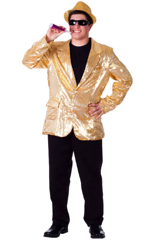 Gold Sequined Blazer Costume