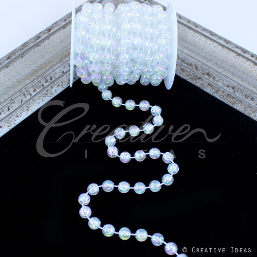 10Mm Pearls String-5 Yds (Iridescent)